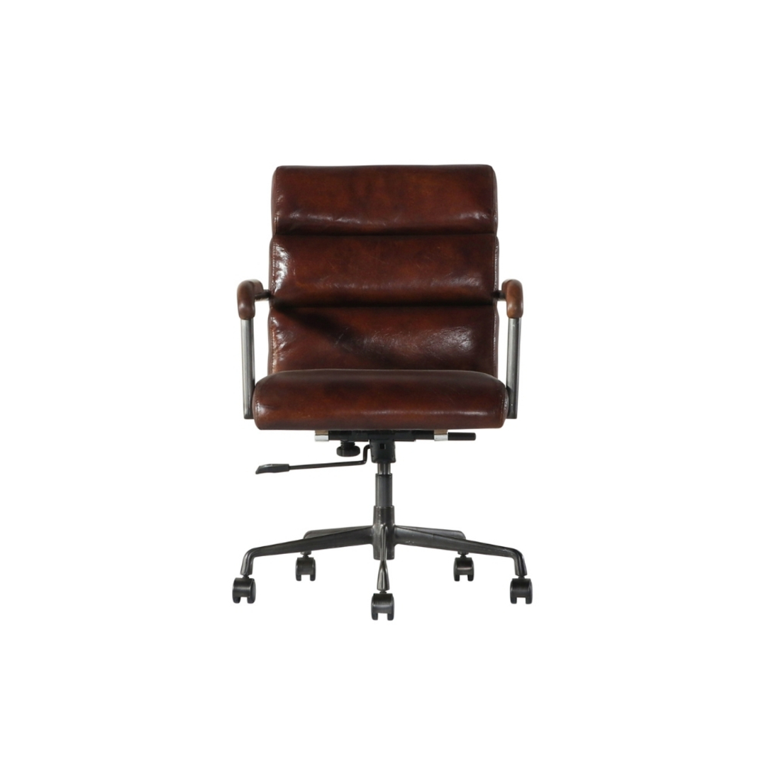 Hagley Vintage Leather Office Chair image 1